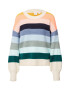 GAP Pulover 'FOREVERCOZY' svetlo modra / pegasto siva / marelica / off-bela - Pepit.si