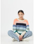 GAP Pulover 'FOREVERCOZY' svetlo modra / pegasto siva / marelica / off-bela - Pepit.si