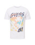 GUESS Majica 'Impress' svetlo modra / temno modra / rumena / staro roza / bela - Pepit.si