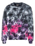 GUESS Sweatshirt 'ANSELM' siva / bela / roza / lila / črna - Pepit.si