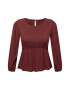 Guido Maria Kretschmer Curvy Collection Bluza 'Carmina' bordo - Pepit.si