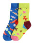 Happy Socks Socken 'Candy & Balloons' modra / rumena / mešane barve - Pepit.si