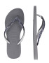 HAVAIANAS Japonke temno siva / srebrna - Pepit.si