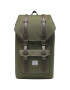 Herschel Nahrbtnik 'Little America' temno rjava / siva / kaki - Pepit.si