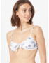 HOLLISTER Bikini zgornji del modra / bela - Pepit.si