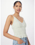 HOLLISTER Bluza 'EMEA' svetlo zelena / bela - Pepit.si