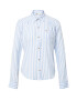 HOLLISTER Bluza svetlo modra / bela - Pepit.si