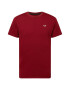 HOLLISTER Majica burgund / bela - Pepit.si