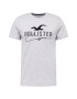 HOLLISTER Majica temno siva / pegasto siva / črna - Pepit.si