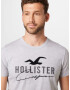 HOLLISTER Majica temno siva / pegasto siva / črna - Pepit.si