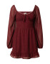 HOLLISTER Obleka bordo / burgund - Pepit.si