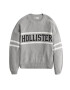 HOLLISTER Pulover svetlo siva - Pepit.si