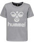 Hummel Majica 'Tres' siva / bela - Pepit.si