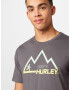 Hurley Funkcionalna majica 'EXPLORE MOUNTAIN' temno siva / meta / trst - Pepit.si