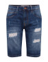 INDICODE JEANS Kavbojke 'Kaden Holes' moder denim - Pepit.si