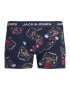 JACK & JONES Boksarice 'CAPTAIN' mornarska / kaki / oranžna / bela - Pepit.si