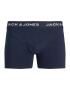 JACK & JONES Boksarice 'CAPTAIN' mornarska / kaki / oranžna / bela - Pepit.si