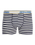 JACK & JONES Boksarice 'COREY' marine / turkizna / bazaltno siva / bela - Pepit.si