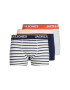 JACK & JONES Boksarice 'Dave' mornarska / oranžna / korala / off-bela - Pepit.si