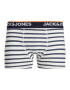 JACK & JONES Boksarice 'Dave' mornarska / oranžna / korala / off-bela - Pepit.si