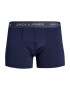 JACK & JONES Boksarice 'DAX' nočno modra / temno modra / jagoda / rdeča - Pepit.si