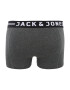 JACK & JONES Boksarice 'Sense' temno siva / črna / bela - Pepit.si