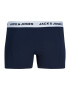 JACK & JONES Boksarice mornarska / bela - Pepit.si