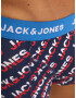 JACK & JONES Boksarice mornarska / oranžna / črna / bela - Pepit.si