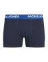 JACK & JONES Boksarice 'NORMAN' mornarska / svetlo modra / rdeča / bela - Pepit.si