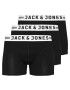 JACK & JONES Boksarice 'Sense' črna / bela - Pepit.si