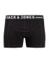 JACK & JONES Boksarice 'Sense' črna / bela - Pepit.si