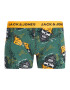 JACK & JONES Boksarice 'TRIP SKULLS' mornarska / kari / kaki / bela - Pepit.si