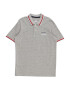 Jack & Jones Junior Majica 'ATLAS' mornarska / pegasto siva / rdeča / bela - Pepit.si