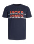 Jack & Jones Junior Majica 'Charles' mornarska / rdeča / bela - Pepit.si