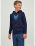 Jack & Jones Junior Majica 'Comrade' modra / mornarska / bela - Pepit.si