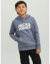 Jack & Jones Junior Majica golobje modra / bela - Pepit.si