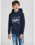 Jack & Jones Junior Majica modra / temno modra / zelena / bela - Pepit.si