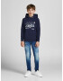 Jack & Jones Junior Majica modra / temno modra / zelena / bela - Pepit.si