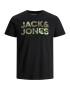 Jack & Jones Junior Majica 'Oldier' črna / kaki / meta - Pepit.si