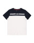 Jack & Jones Junior Majica 'STEVE' mornarska / bela - Pepit.si