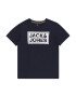 Jack & Jones Junior Majica temno modra / bela - Pepit.si