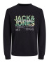 Jack & Jones Junior Majica zelena / črna / bela - Pepit.si