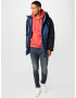 JACK & JONES Majica 'BRINK' melona / bela - Pepit.si