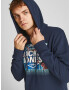 JACK & JONES Majica 'Caleb' temno modra / mešane barve - Pepit.si