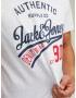 JACK & JONES Majica 'Ethan' mornarska / rdeča / črna / bela - Pepit.si