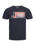 JACK & JONES Majica 'LOGAN' mornarska / rjava / rjasto rjava / siva / črna / bela - Pepit.si