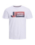 JACK & JONES Majica 'LOGAN' mornarska / rjava / rjasto rjava / siva / črna / bela - Pepit.si