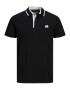 JACK & JONES Majica 'Logan' siva / črna / bela - Pepit.si