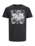 JACK & JONES Majica 'Loky' temno modra / mešane barve / črna / bela - Pepit.si