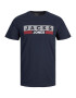 JACK & JONES Majica marine / karminsko rdeča / črna / bela - Pepit.si